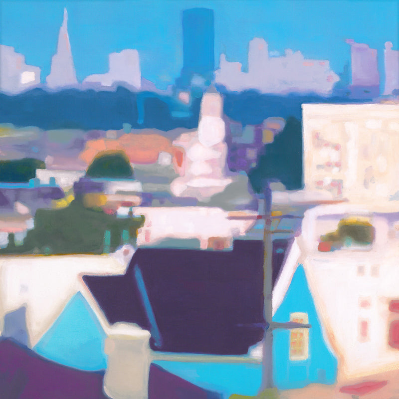  Illuminated San Francisco Skyline Diamond Painting